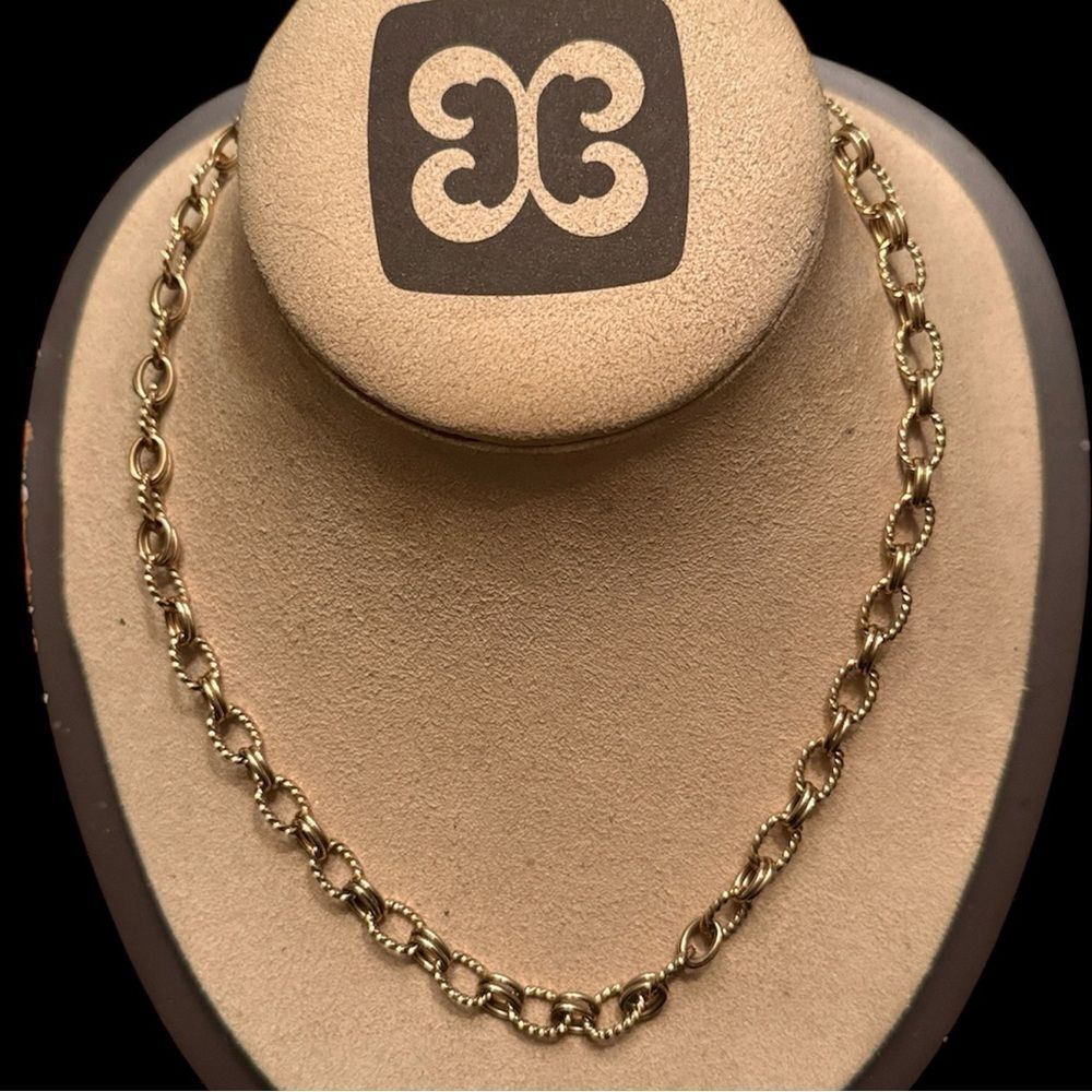 Gold Plated Women’s Chain Link Necklace!
